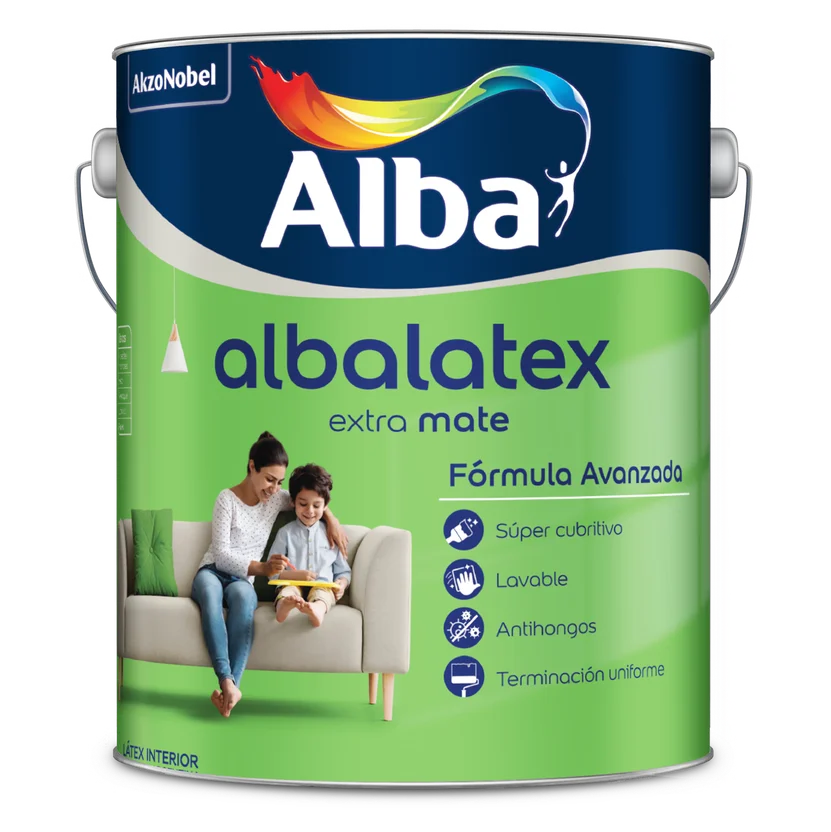 Pintura látex lavable blanco mate interior 20 L